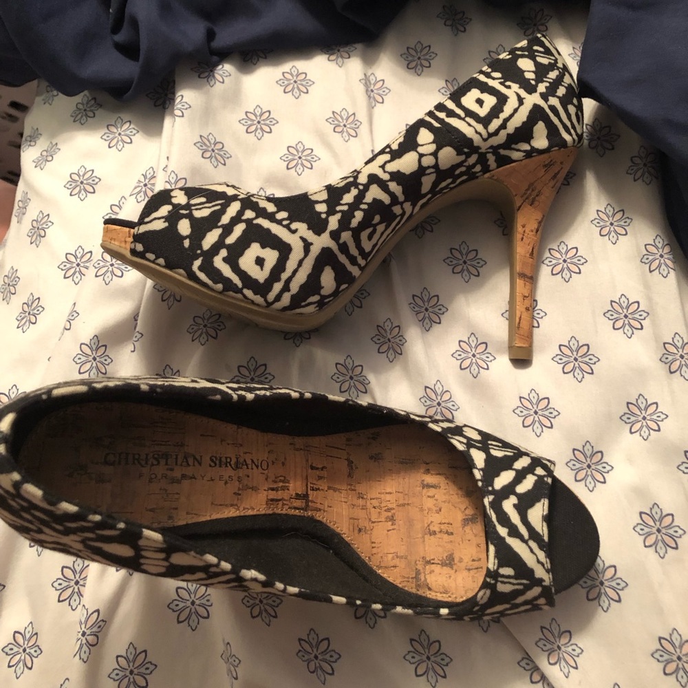 Open toe heel